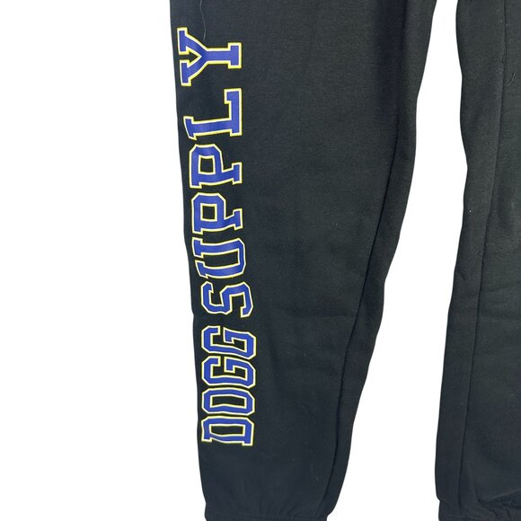Dogg Supply Varsity Joggers By Snoop Dogg Black XS Logo Print - Picture 4 of 12